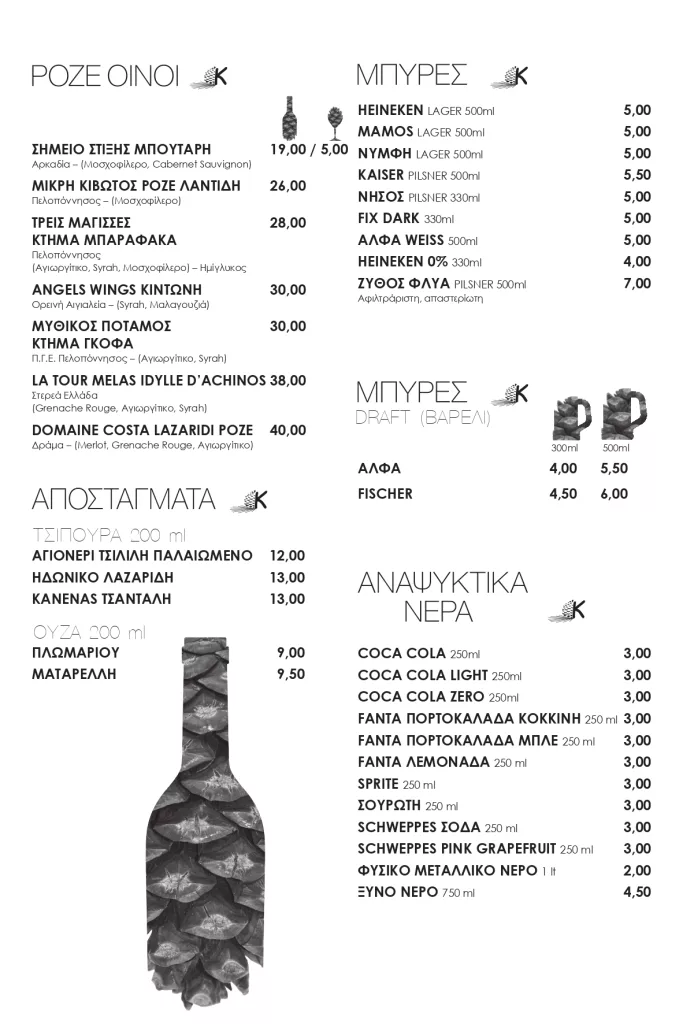 koukounari menu